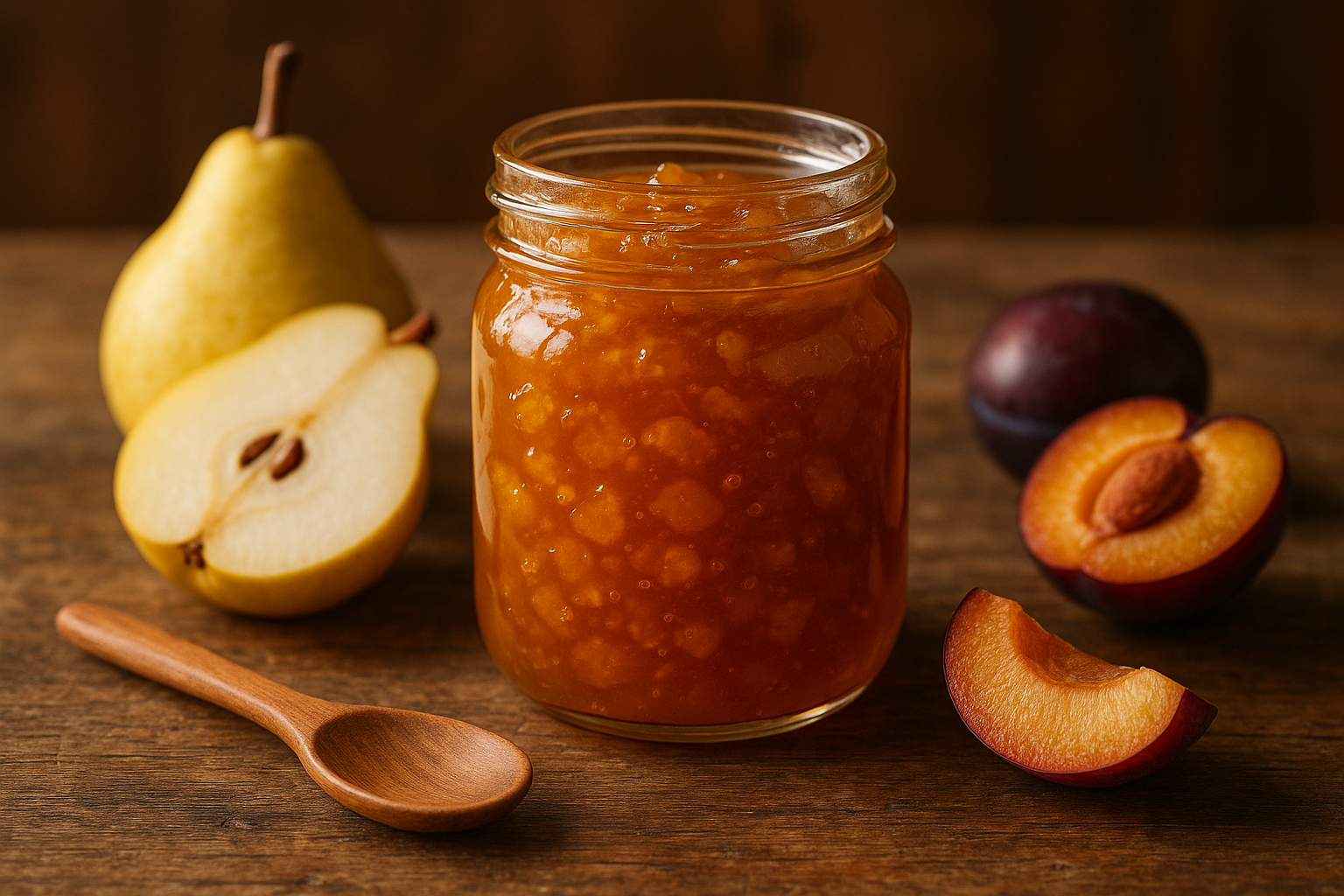 Honey Pear & Plum Jam 4oz