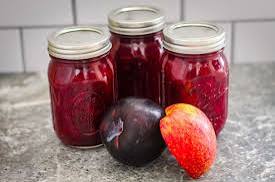 Spiced Plum and Apple Jam 12oz