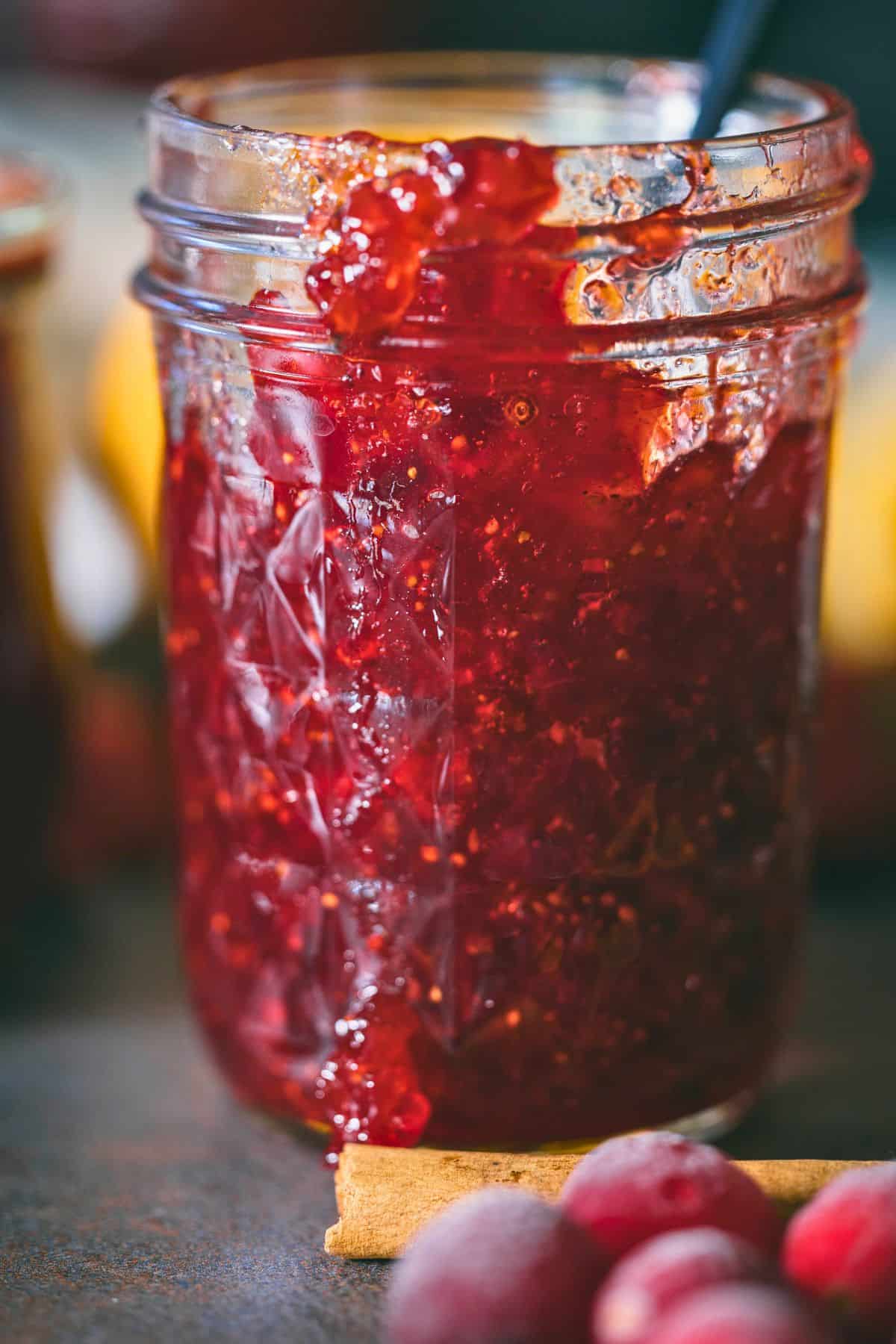 Christmas jam- Cranberry and Strawberry