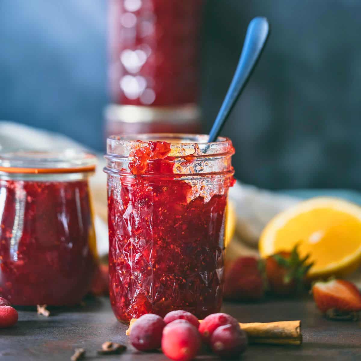 Christmas jam- Cranberry and Strawberry
