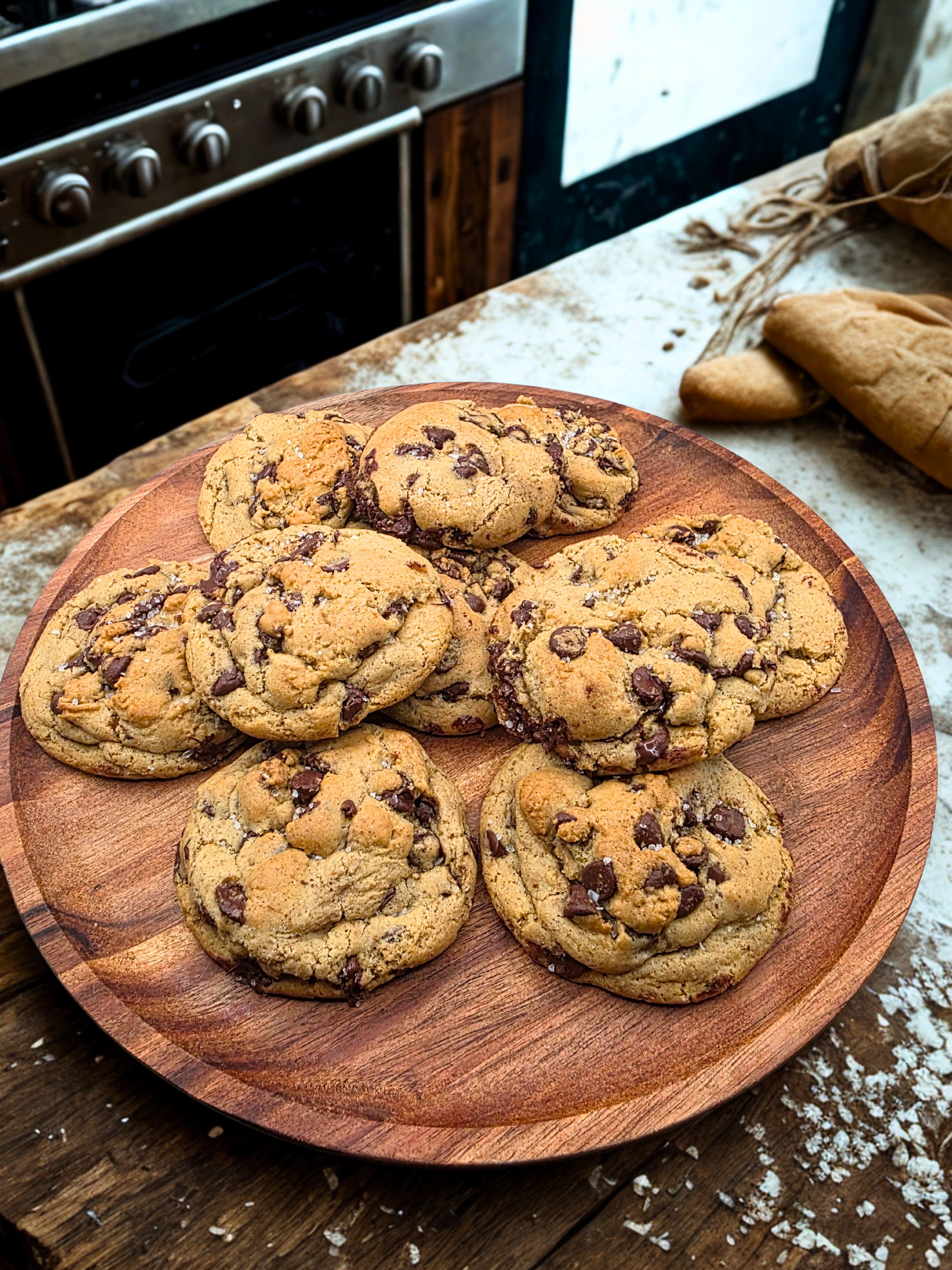 sea salt, & brown butter chocolate chip cookies